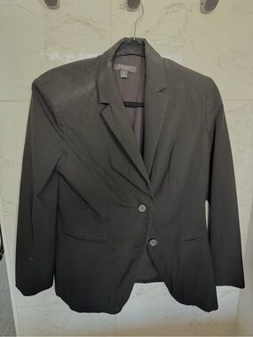 LOFT Black Tailored Two-Button Blazer